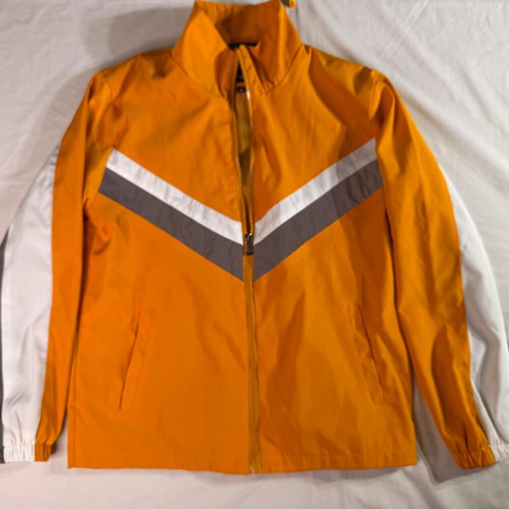 Unbranded Men's Orange and Yellow Jacket